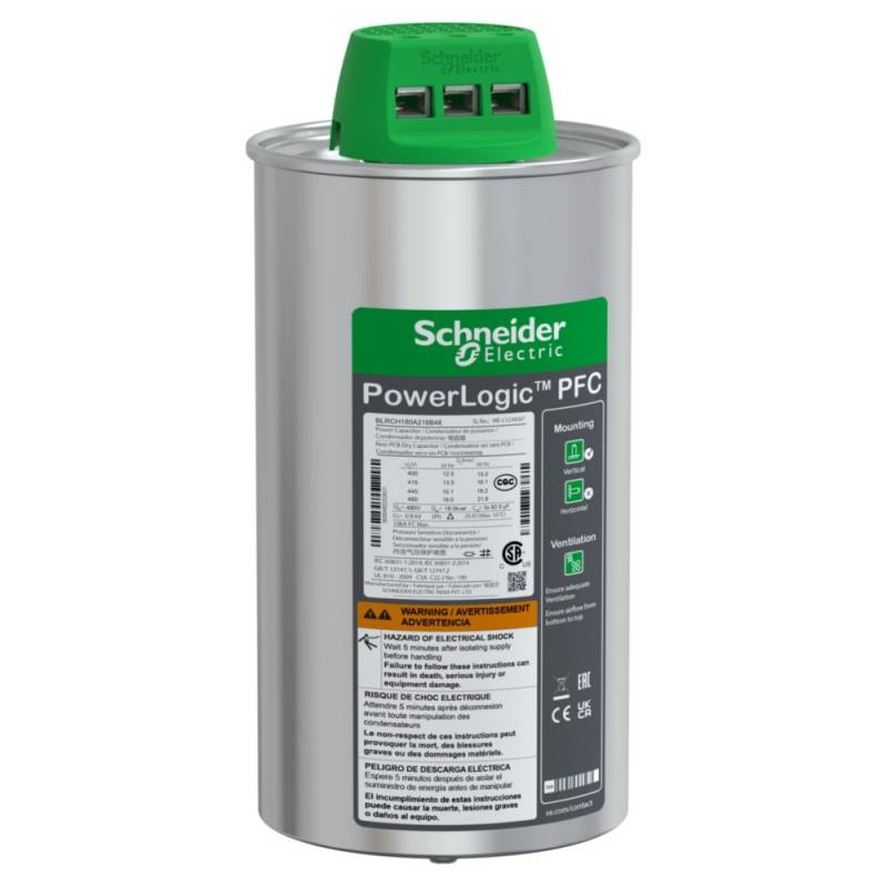 15 Stk. Schneider Electric Hochleistungskondensator BLRCH180A216B48 von Schneider Electric