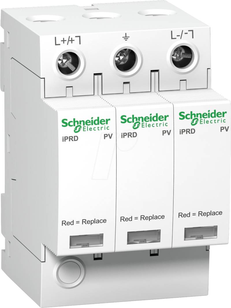 A9L40271 - Überspannungsableiter für PV, 800 V, Typ 2, 2P, 40kA, Fernmelde von Schneider Electric