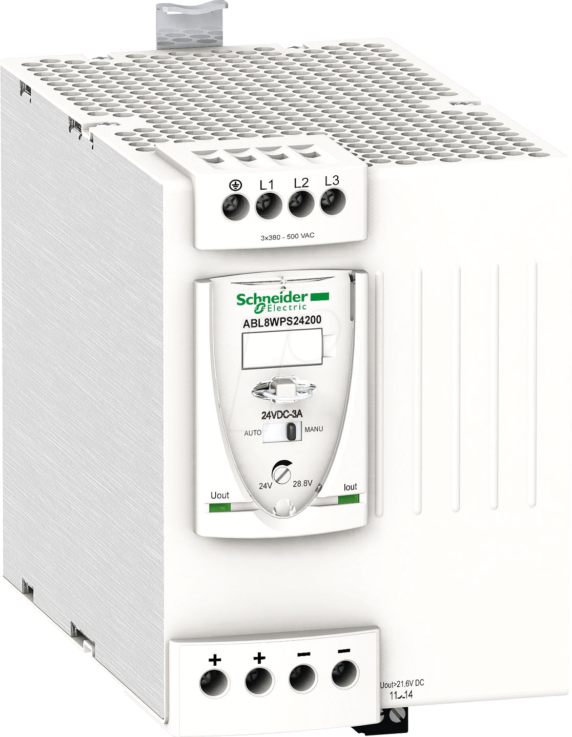 ABL8WPS24200 - Schaltnetzteil, Hutschiene, 480 W, 24 V, 20 A ABL8WPS24200 - Schaltnetzteil, Hutschiene, 480 W, 24 V, 20 A von Schneider Electric