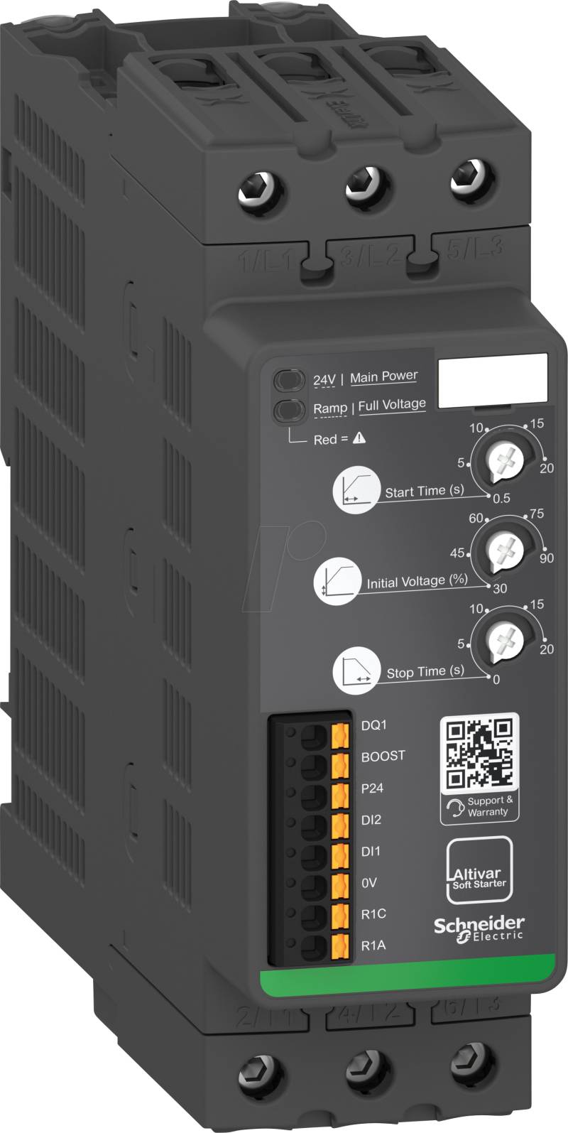 ATS130N2D65LT - Sanftanlasser ATS130, 65A, 200 bis 480V AC, Steuerspannung 24V D von Schneider Electric