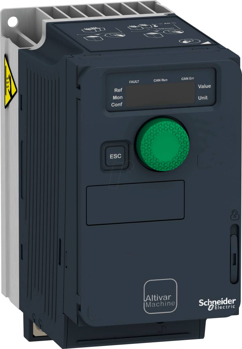 ATV320U04M2C - Frequenzumrichter, 1-phasig, 200 - 240 V, 0,37 kW, IP20 von Schneider Electric