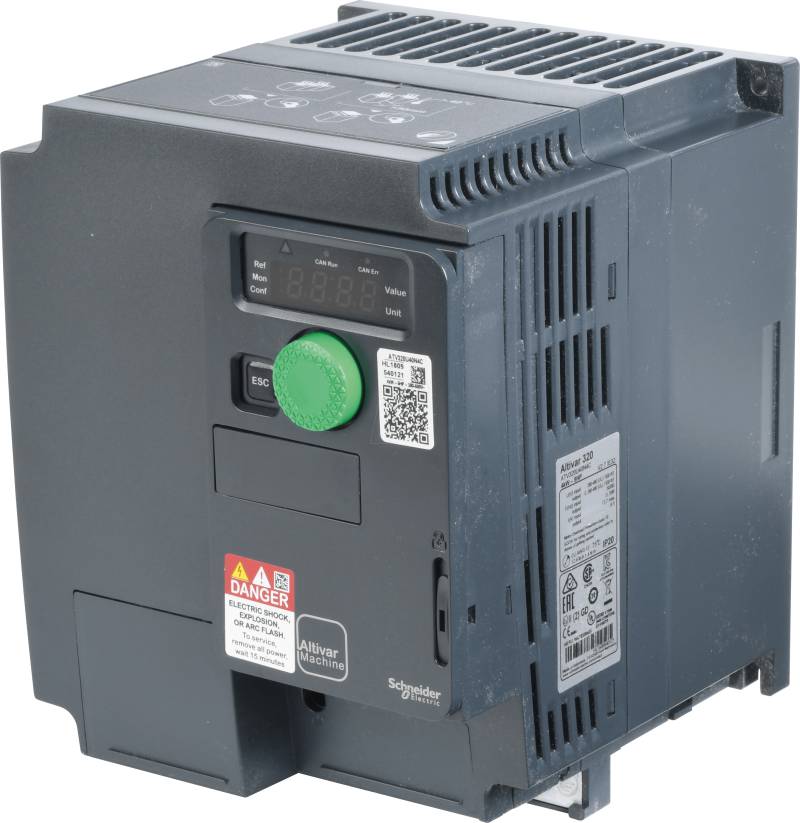 ATV320U40N4C - Frequenzumrichter, 3-phasig, 380 - 500 V, 4 kW, IP20 von Schneider Electric