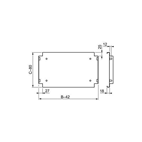 Bandeja soporte horizontal/PLAx53 von Schneider Electric