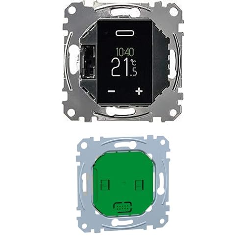 Bundle aus Schneider Electric Merten MEG5776-0000 Unterputz Temperatur regler, Touchdisplay + Schneider Electric Merten Connected Raumtemperaturregler-Einsatz,Unterputzeinsatz, 2A, Zigbee, Smart Home Bundle aus Schneider Electric Merten MEG5776-0000 Unterputz Temperatur regler, Touchdisplay + Schneider Electric Merten Connected Raumtemperaturregler-Einsatz,Unterputzeinsatz, 2A, Zigbee, Smart Home von Schneider Electric