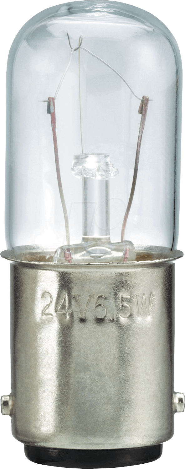 DL1BEB - Glühlampe, BA 15d, 24 V, 6,5 W, transparent von Schneider Electric