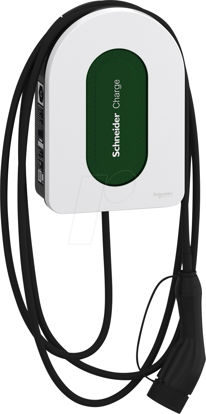 EVH5A11N2C5 - Smarte Wallbox, 11kW, 16 A, Typ 2, Kabel 5m, 6mA-Erkennung, WiFi von Schneider Electric