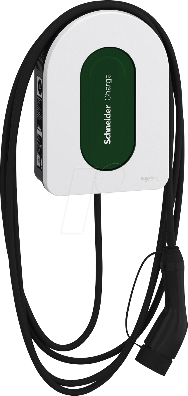 EVH5A11N2C7 - Smarte Wallbox, 11kW, Typ 2, Kabel 7m, 6mA-Erkennung, WiFi, App von Schneider Electric