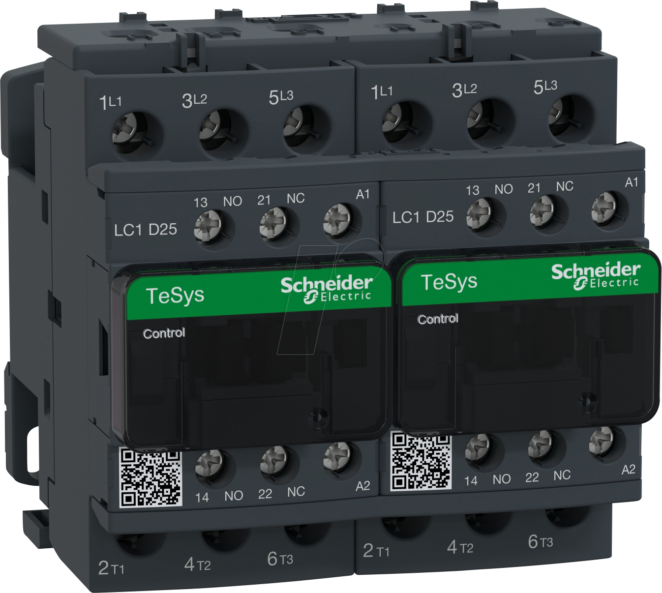 LC2D25P7 - Wendeschützkombination, TeSys D, 3 -pol, 1 NC, 1 NO, 230 V LC2D25P7 - Wendeschützkombination, TeSys D, 3 -pol, 1 NC, 1 NO, 230 V von Schneider Electric