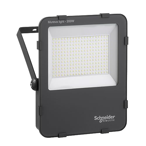 LED Fluchlichtstrahler Mureva 200W,20KLM,4000K Sicherheitsbeleuchtung,Kaltweiß Licht,einsetzbar für Innen-und Außenbereich,Stromsparend,IP65 Wasserdicht, Dunkelgrau LED Fluchlichtstrahler Mureva 200W,20KLM,4000K Sicherheitsbeleuchtung,Kaltweiß Licht,einsetzbar für Innen-und Außenbereich,Stromsparend,IP65 Wasserdicht, Dunkelgrau von Schneider Electric
