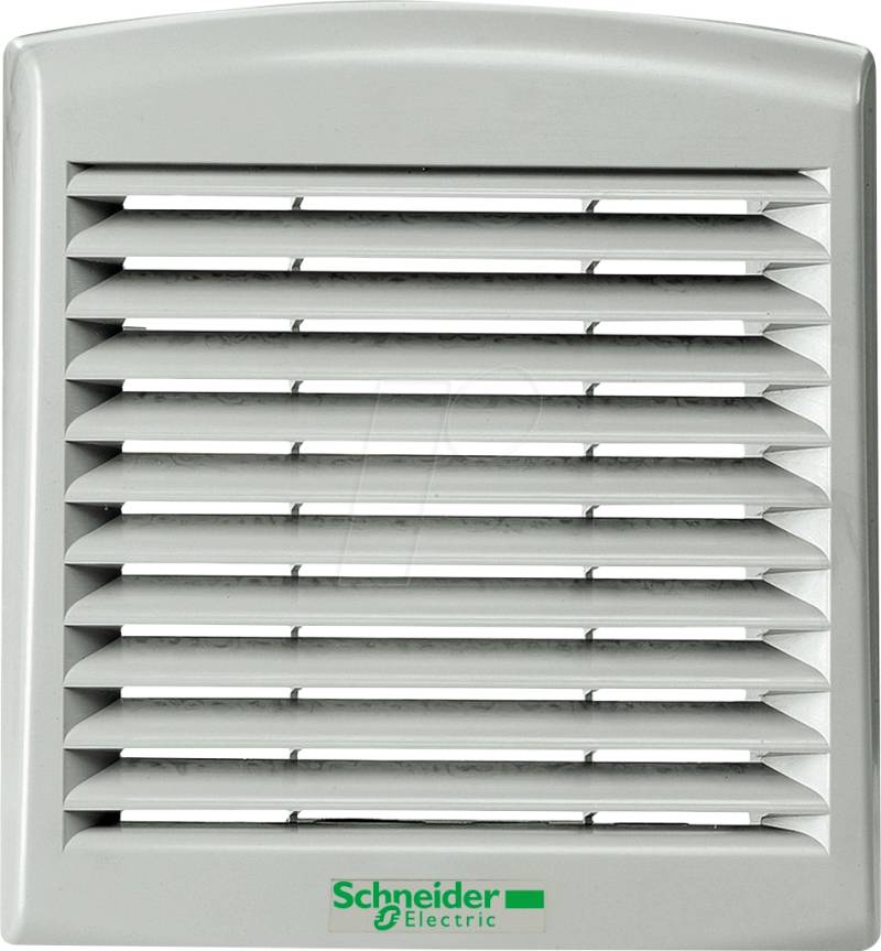 NSYCAG125LPF - Ausgangsgitter aus Kunststoff mit Ausschnitt 125x125 mm von Schneider Electric