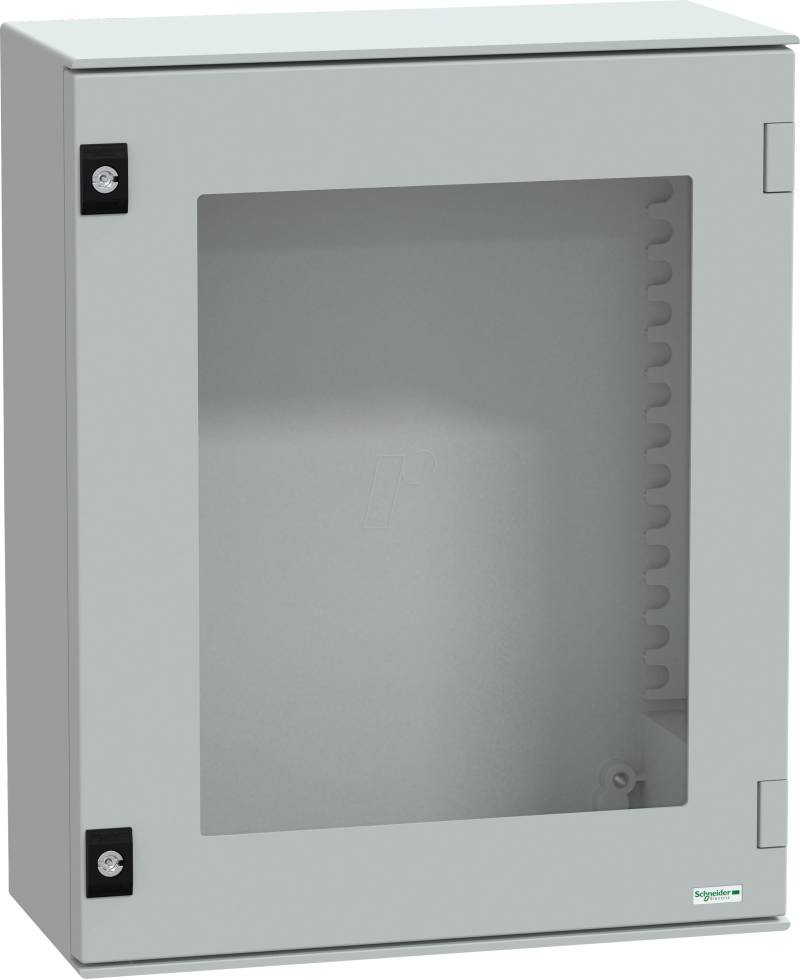 NSYPLM54TG - Polyestergehäuse, H 530 x B 430 x T 200 mm, trsp. Tür von Schneider Electric