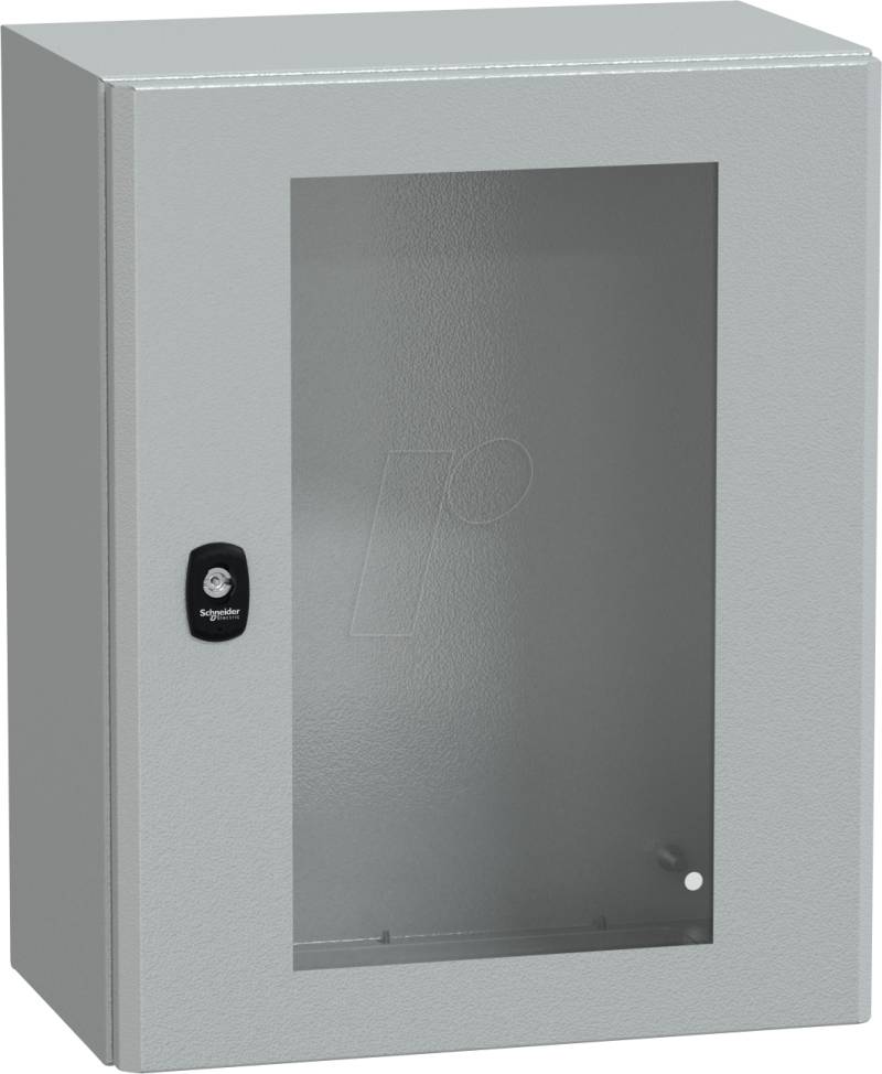 NSYS3D5425T - Stahlgehäuse S3D tspt Tür ohne Montageplatte 500 x 400 x 250 von Schneider Electric