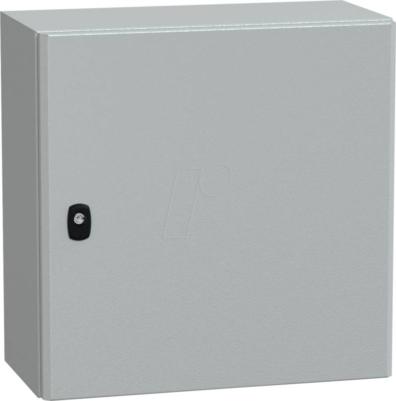 NSYS3D5525P - Stahlgehäuse S3D mit Montageplatte 500 x 500 x 250 IP66 von Schneider Electric
