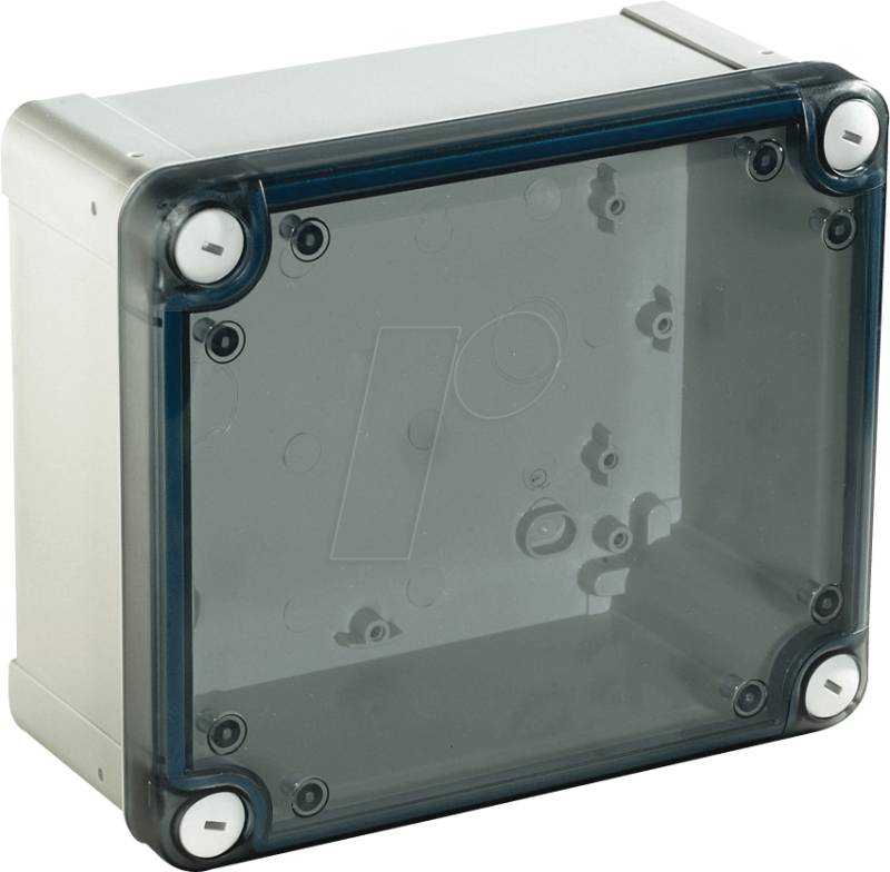 NSYTBS292412T - Gehäuse Thalassa TBS, 291 x 241 x 128 mm, Grau / Transparent von Schneider Electric
