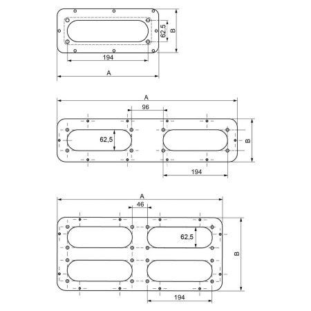 NSYTLDFL  - Kabeleinführungsplatte 345x130 mm NSYTLDFL von Schneider Electric
