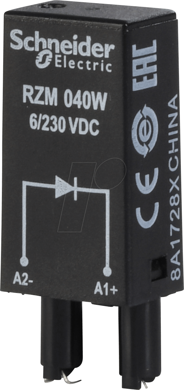 RZM040W - Schutzmodul für Miniaturrelais von Schneider Electric