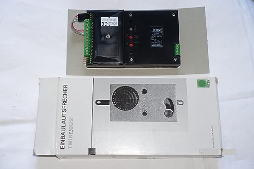 Schneider Electric Ritto Einbau-Lautsprecher für Türstationen und Briefkastensysteme, einstellbare Lautstärke, 12 Klingeltasten, schwarz, CE-konform, Artikelnummer 1492102 Schneider Electric Ritto Einbau-Lautsprecher für Türstationen und Briefkastensysteme, einstellbare Lautstärke, 12 Klingeltasten, schwarz, CE-konform, Artikelnummer 1492102 von Schneider Electric