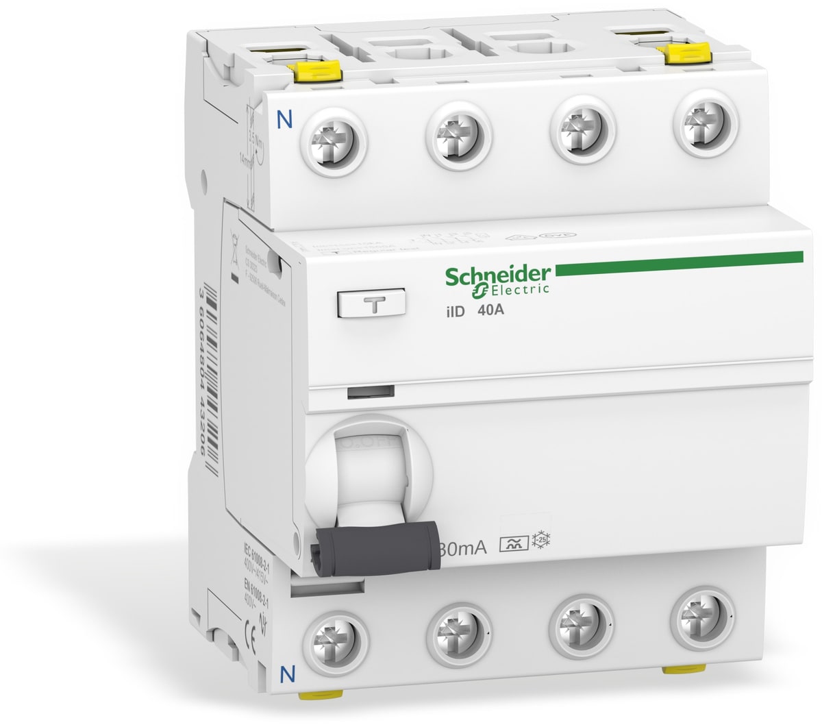 SCHNEIDER ELECTRIC Fehlerstrom-Schutzschalter A9Z21440, 40A von Schneider Electric