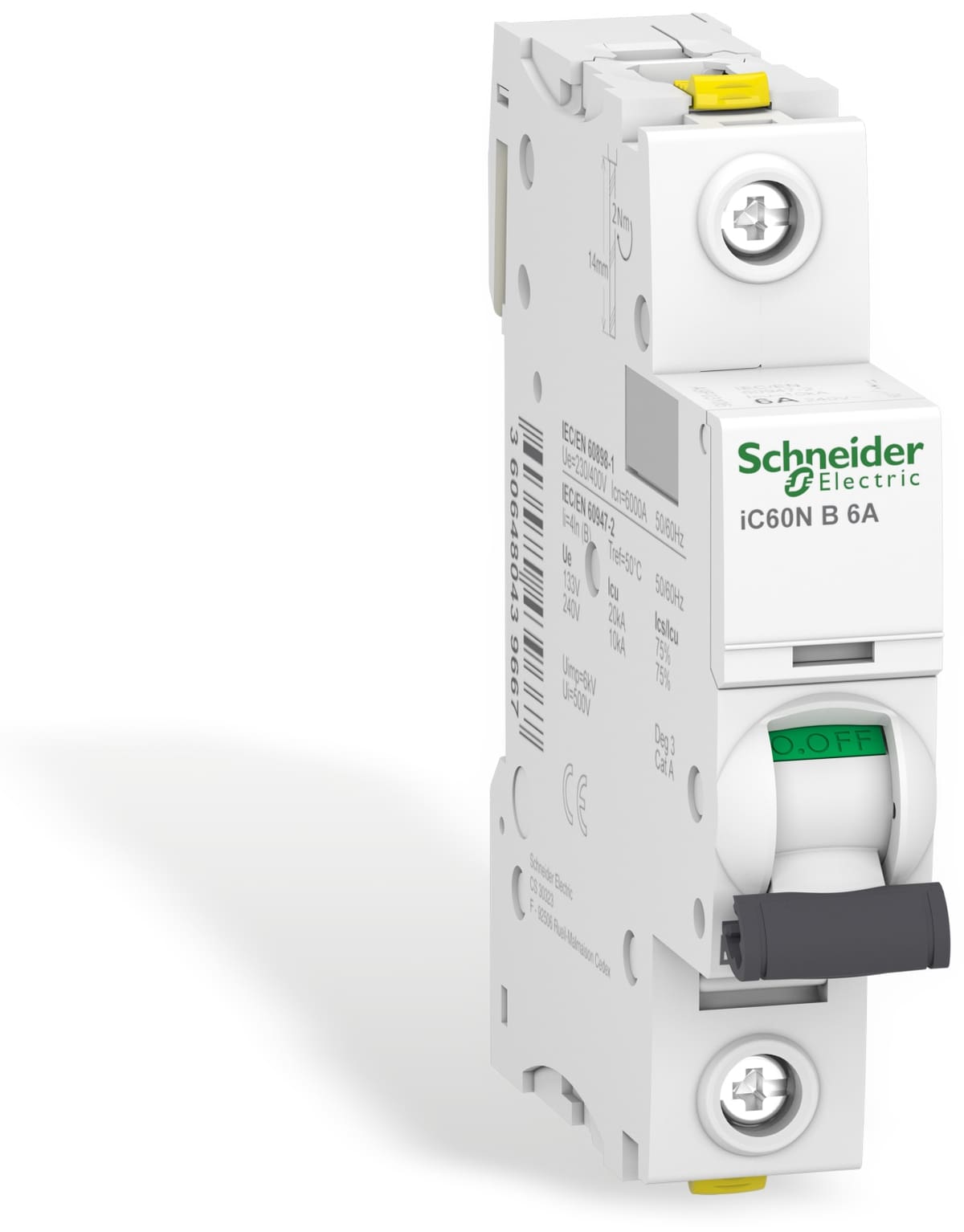SCHNEIDER ELECTRIC Leitungsschutzschalter A9F03106, iC60N, B, 6A SCHNEIDER ELECTRIC Leitungsschutzschalter A9F03106, iC60N, B, 6A von Schneider Electric