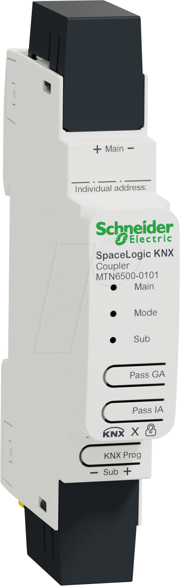 SE MTN6500-0101 - SpaceLogic KNX-Koppler DIN-Schiene SE MTN6500-0101 - SpaceLogic KNX-Koppler DIN-Schiene von Schneider Electric