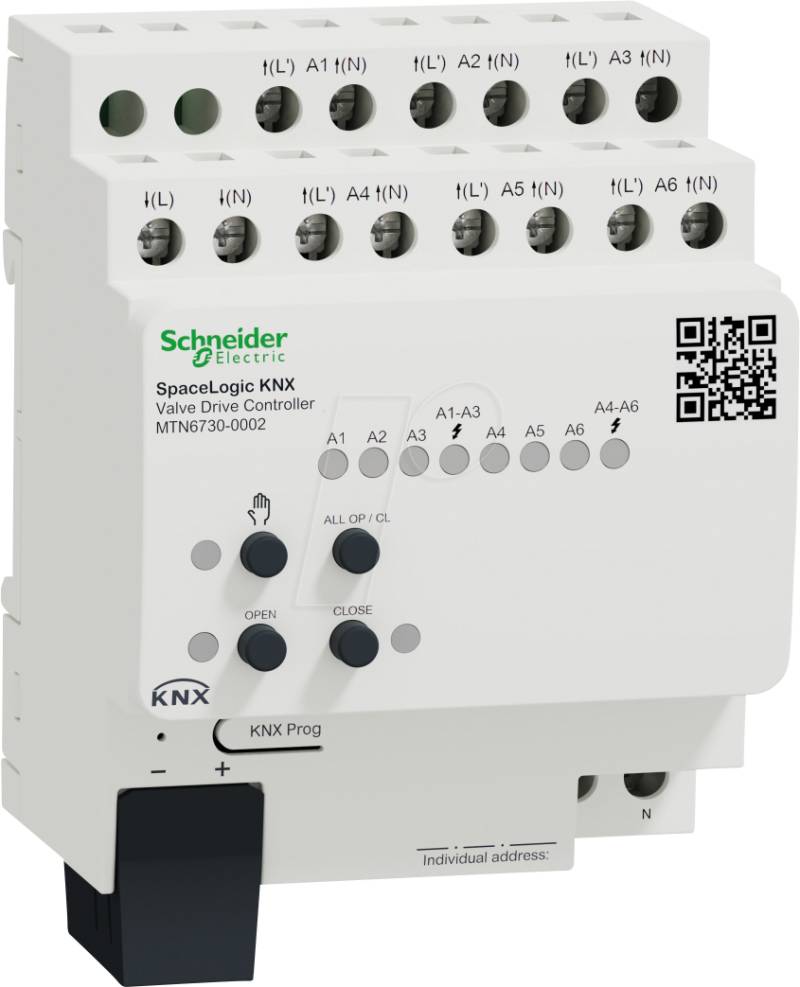 SE MTN6730-0002 - SpaceLogic KNX Ventilantriebsaktor von Schneider Electric
