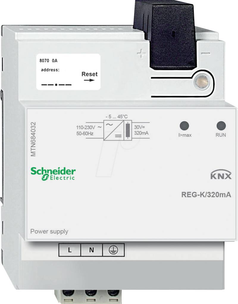SE MTN684032 - KNX Spannungsversorgung REG-K/320 mA, lichtgrau von Schneider Electric