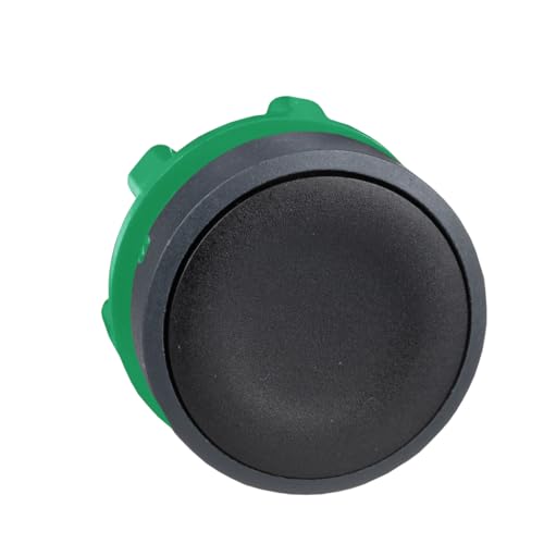 Schneider ZB5AA2 Frontelement rund für Drucktaster, ohne Rastung, flach, neutral, Schwarz, durchmesser 22 cm von Schneider Electric