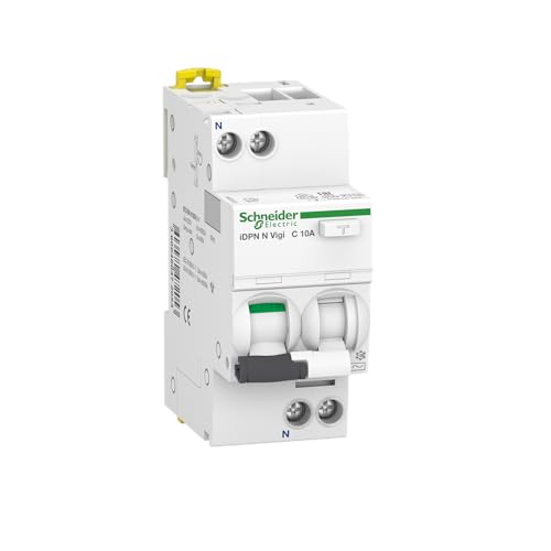 Schneider Electric A9D32610 FI/LS-Schalter iDPN N Vigi 1P+N, 10A, C-Char., 30mA, Typ A, 6kA von Schneider Electric