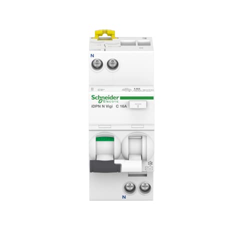 Schneider Electric A9D32616 FI/LS-Schalter iDPN N Vigi 1P+N, 16A, C-Char, 30mA, Typ A, 6kA, Multicolor, 16 Ampere Schneider Electric A9D32616 FI/LS-Schalter iDPN N Vigi 1P+N, 16A, C-Char, 30mA, Typ A, 6kA, Multicolor, 16 Ampere von Schneider Electric