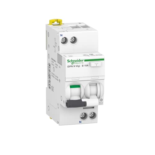 Schneider Electric A9D56610 FI/LS-Schalter iDPN N Vigi 1P+N, 10A, B-Char., 30mA, Typ A, 6kA Schneider Electric A9D56610 FI/LS-Schalter iDPN N Vigi 1P+N, 10A, B-Char., 30mA, Typ A, 6kA von Schneider Electric