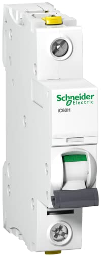 Schneider Electric A9F06110 Leitungsschutzschalter iC60H, 1P, 10A, B Charakteristik, Weiss von Schneider Electric