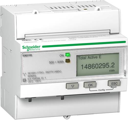 Schneider Electric A9MEM3100 E-Zähler digital 63A 1St. Schneider Electric A9MEM3100 E-Zähler digital 63A 1St. von Schneider Electric