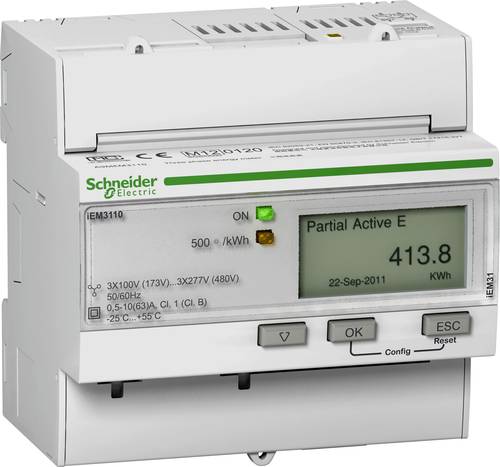 Schneider Electric A9MEM3110 E-Zähler digital 63A MID-konform: Ja 1St. Schneider Electric A9MEM3110 E-Zähler digital 63A MID-konform: Ja 1St. von Schneider Electric
