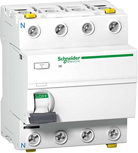 Schneider Electric A9Z24425 Fehlerstrom-Schutzschalter iID, 4P, 25A, 300mA, Typ A Schneider Electric A9Z24425 Fehlerstrom-Schutzschalter iID, 4P, 25A, 300mA, Typ A von Schneider Electric