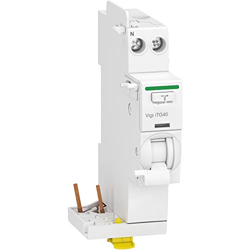 Schneider Electric - Acti9 iTG40 - Differentialmodul Vigi Gruppenkopf - 1P+N 25A 30mA Typ AC - A9Y12625 Schneider Electric - Acti9 iTG40 - Differentialmodul Vigi Gruppenkopf - 1P+N 25A 30mA Typ AC - A9Y12625 von Schneider Electric