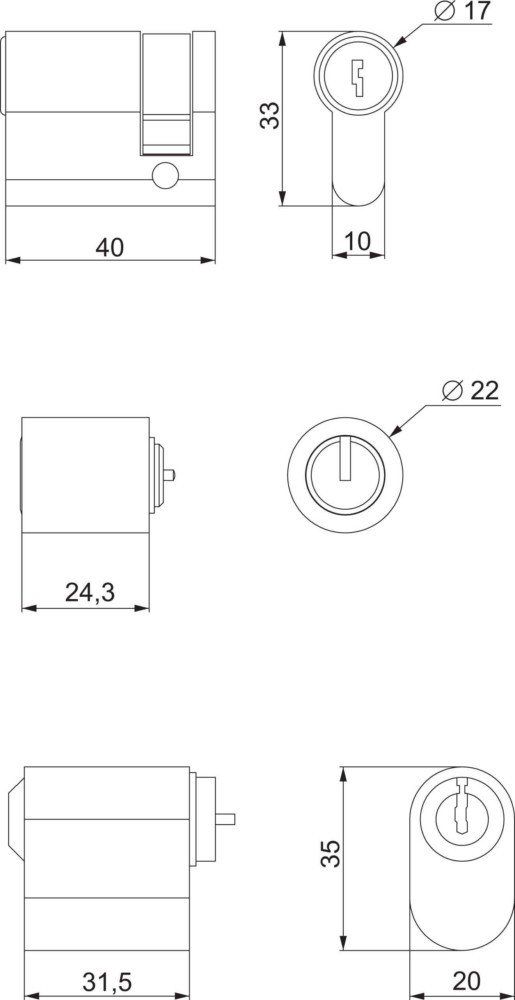 Schneider Electric Adapter NSYINKBA2 von Schneider Electric