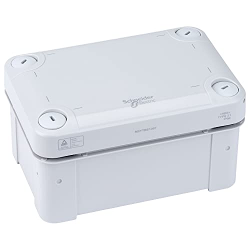 Schneider Electric Anschlussdose Abzweigsdose NSYTBS1397 Gehäuse ABS IP66 Thalassa TBS industrielle ABS-Box mit opaker Abdeckung H10 Inn.125 x 80 x 65 mm Schneider Electric Anschlussdose Abzweigsdose NSYTBS1397 Gehäuse ABS IP66 Thalassa TBS industrielle ABS-Box mit opaker Abdeckung H10 Inn.125 x 80 x 65 mm von Schneider Electric