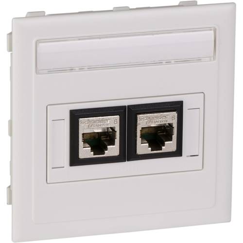 Schneider Electric Anschlußsatz flach 2XActassi 250 cat6 STP weiß RAL9016 Typ:CYB-DP Inhalt: 1St. Schneider Electric Anschlußsatz flach 2XActassi 250 cat6 STP weiß RAL9016 Typ:CYB-DP Inhalt: 1St. von Schneider Electric