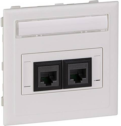 Schneider Electric Anschlußsatz flach 2XActassi 250 cat6 UTP weiß RAL9010 Typ:CYB-DP Inhalt: 1St. Schneider Electric Anschlußsatz flach 2XActassi 250 cat6 UTP weiß RAL9010 Typ:CYB-DP Inhalt: 1St. von Schneider Electric