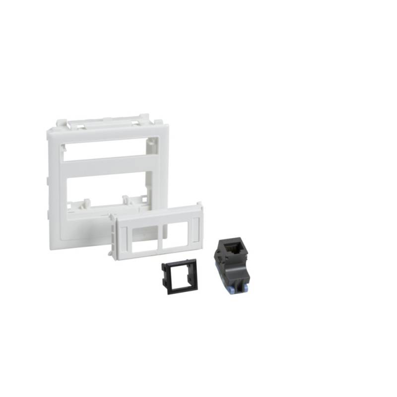 Schneider Electric Anschlusssatz flach weiß 5974096 von Schneider Electric
