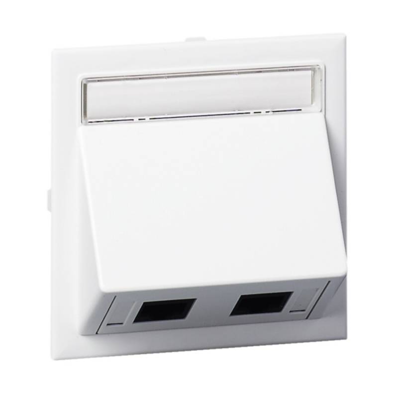 Schneider Electric Anschlusssatz schräg weiß 5974090 von Schneider Electric