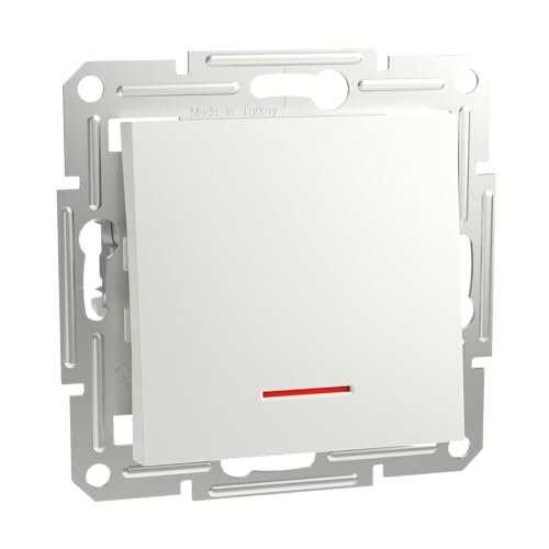 Schneider Electric Asfora EPH1670121D Taster Unterputz mit LED 10 A- 250V AC, Schraubklemmen,weiß Schneider Electric Asfora EPH1670121D Taster Unterputz mit LED 10 A- 250V AC, Schraubklemmen,weiß von Schneider Electric