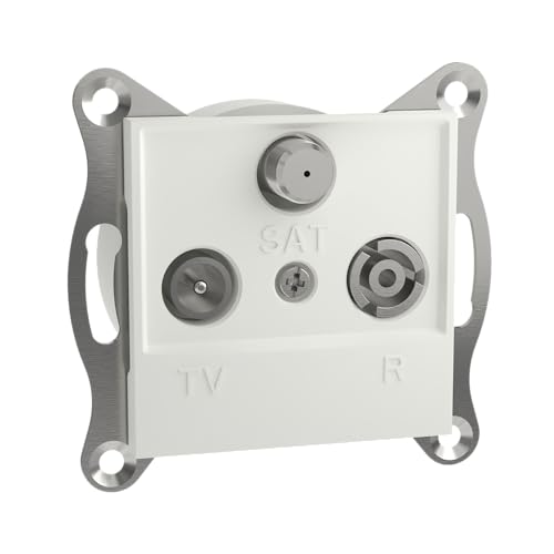 Schneider Electric Asfora EPH3570121D TV-R-SAT-Dose, Endung 1dB, Unterputz, weiß Schneider Electric Asfora EPH3570121D TV-R-SAT-Dose, Endung 1dB, Unterputz, weiß von Schneider Electric