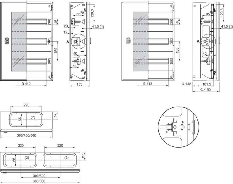 Schneider Electric Automatenabdeckung NSYDLM84 von Schneider Electric