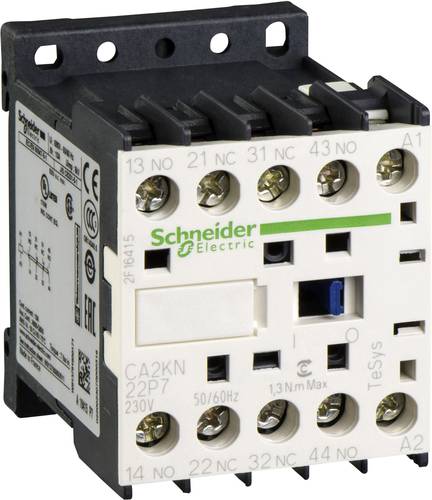 Schneider Electric CA2KN22P7 Hilfsschütz 2 Öffner, 2 Schließer 1St. Schneider Electric CA2KN22P7 Hilfsschütz 2 Öffner, 2 Schließer 1St. von Schneider Electric