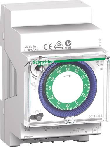 Schneider Electric CCT15338 Hutschienen-Zeitschaltuhr analog 230V Schneider Electric CCT15338 Hutschienen-Zeitschaltuhr analog 230V von Schneider Electric