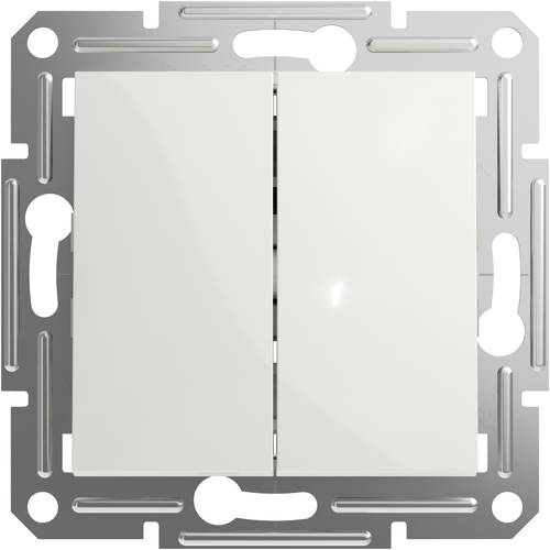 Schneider Electric Doppeltaster Asfora Weiß (RAL 9003) EPH1170121D von Schneider Electric