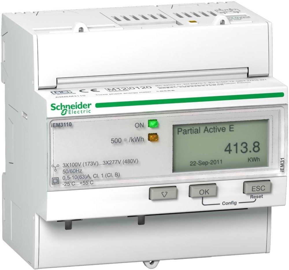 Schneider Electric Energiezähler IEM3110 A9MEM3110 Schneider Electric Energiezähler IEM3110 A9MEM3110 von Schneider Electric