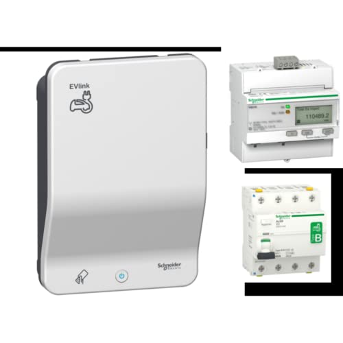 Schneider Electric - Evlink Wallbox smart - T2S Kit mit RFID-Lesegerät - MID und RCD Typ B - EVKB14RBM3 von Schneider Electric