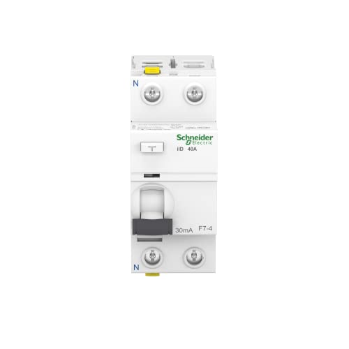 Schneider Electric FI-Schutzschalter Acti9 iID, 2-polig, 40A, 30mA, Typ A, Artikelnummer A9Z21240 von Schneider Electric